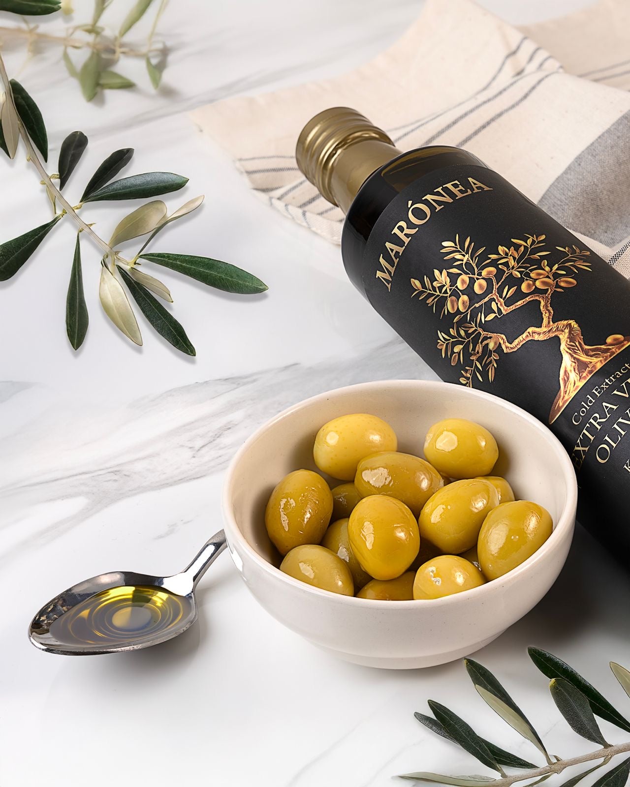 MARÓNEA Premium Natives Olivenöl Extra 500ml kaltgepresst Griechenland 🇬🇷