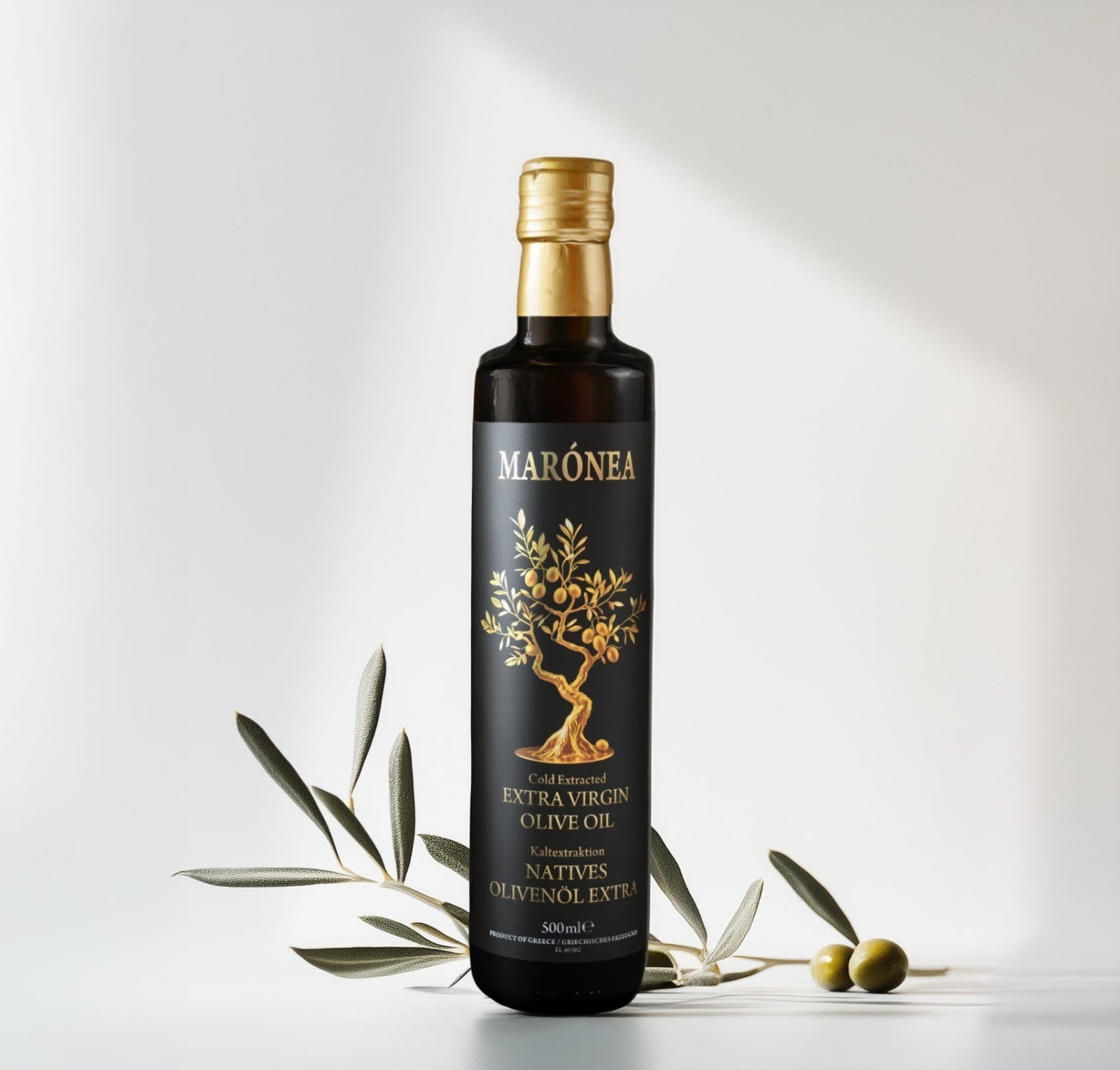 MARÓNEA Premium Natives Olivenöl Extra 500ml kaltgepresst Griechenland 🇬🇷